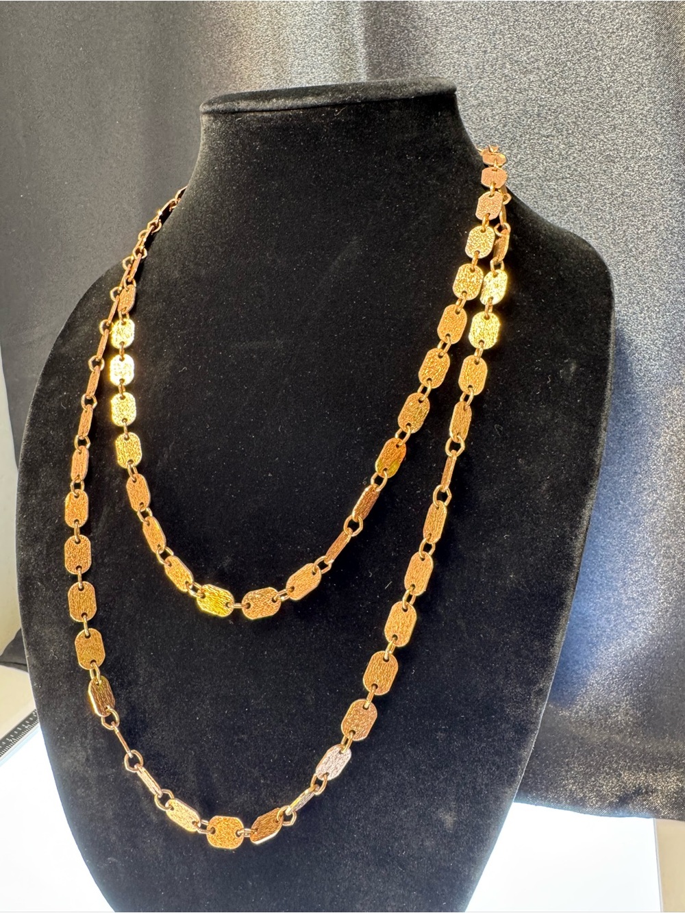 Vintage Bronze Statement Necklace